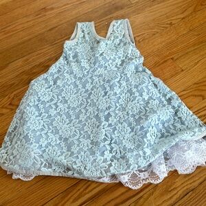 little blue dress